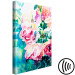 Quadro moderno Pink Roses - Bouquet of Flowers and Plants Painted With Watercolor 149819 additionalThumb 6