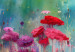 Cuadro XXL Colorful Flowers - Painting Composition With Forest Generated by AI [Large Format] 151119 additionalThumb 3