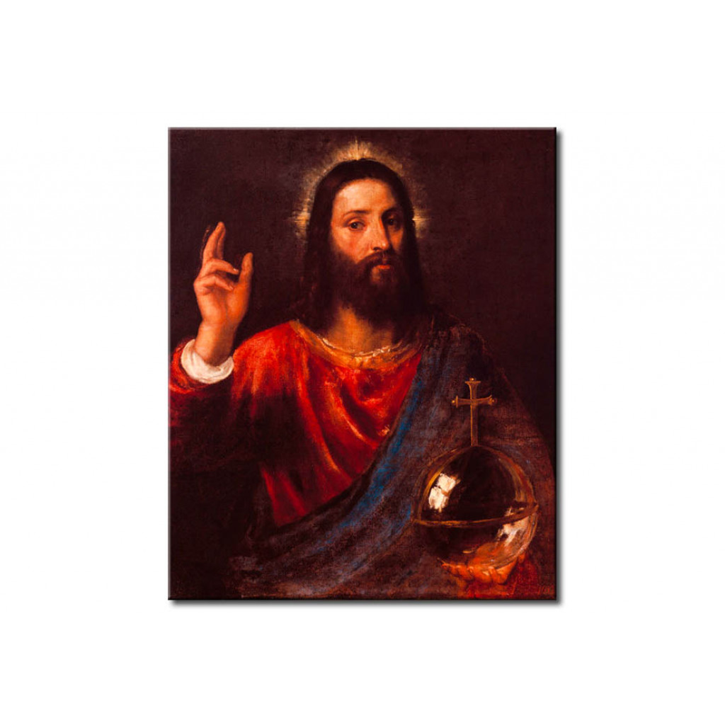 Schilderij  Titiaan: Christ Giving A Blessing