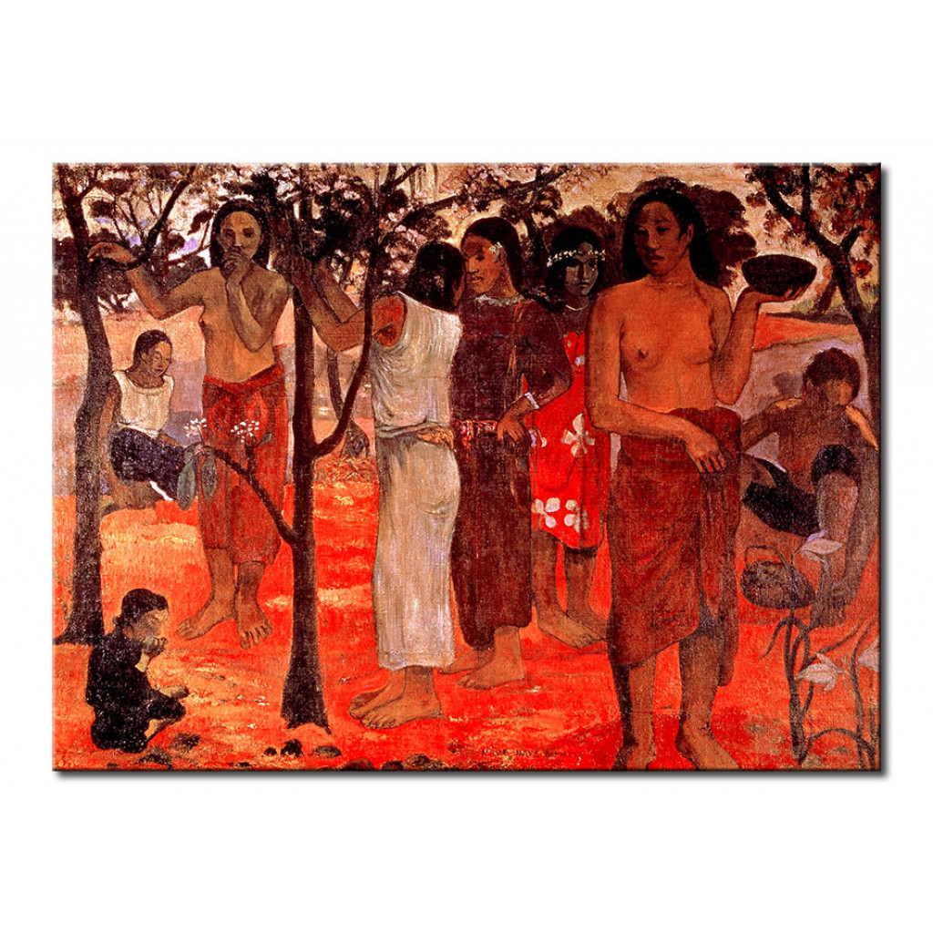 Schilderij  Paul Gauguin: Nave Nave Mahana (Delightful Days)