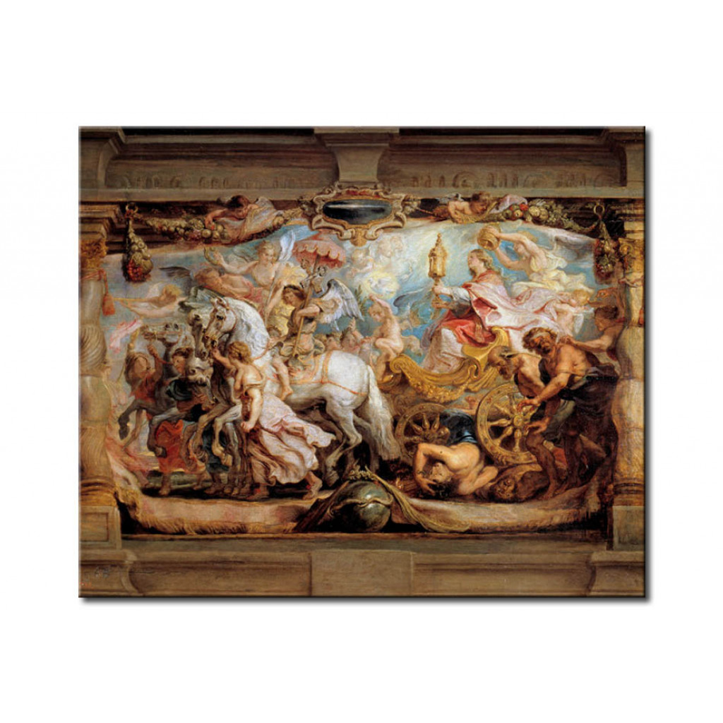 Schilderij  Peter Paul Rubens: Triumph Of The Church