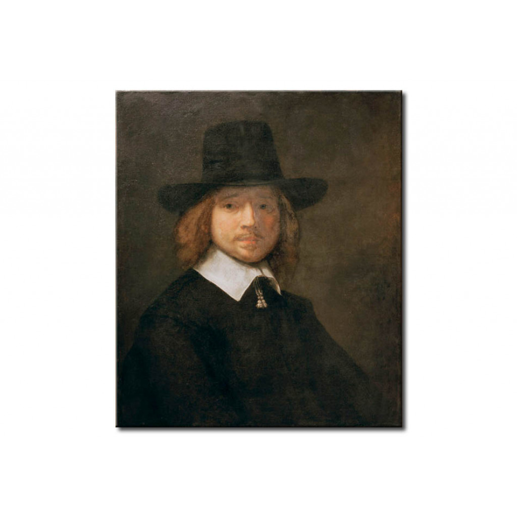 Schilderij  Rembrandt: Herrenbildnis