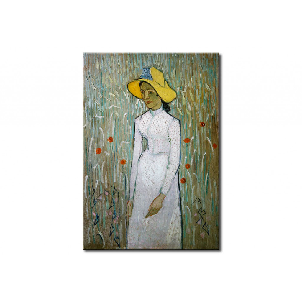 Schilderij  Vincent Van Gogh: Girl In White