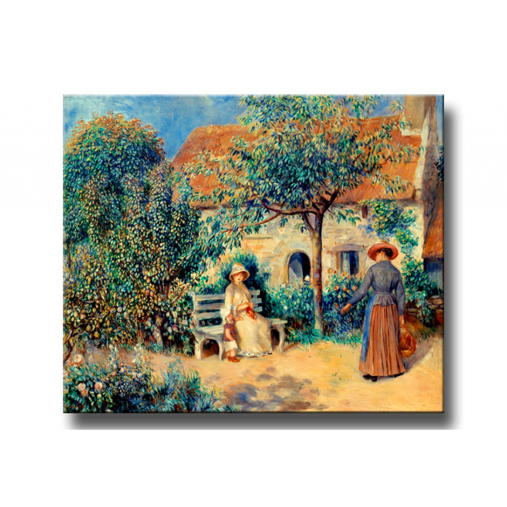 Schilderij  Pierre-Auguste Renoir: Scene Du Jardin En Bretagne