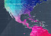 Tablero decorativo en corcho Colourful Crystals [Cork Map] 95919 additionalThumb 6