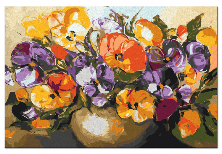 Paint by Number Kit Vase Of Pansies 107129 additionalImage 6