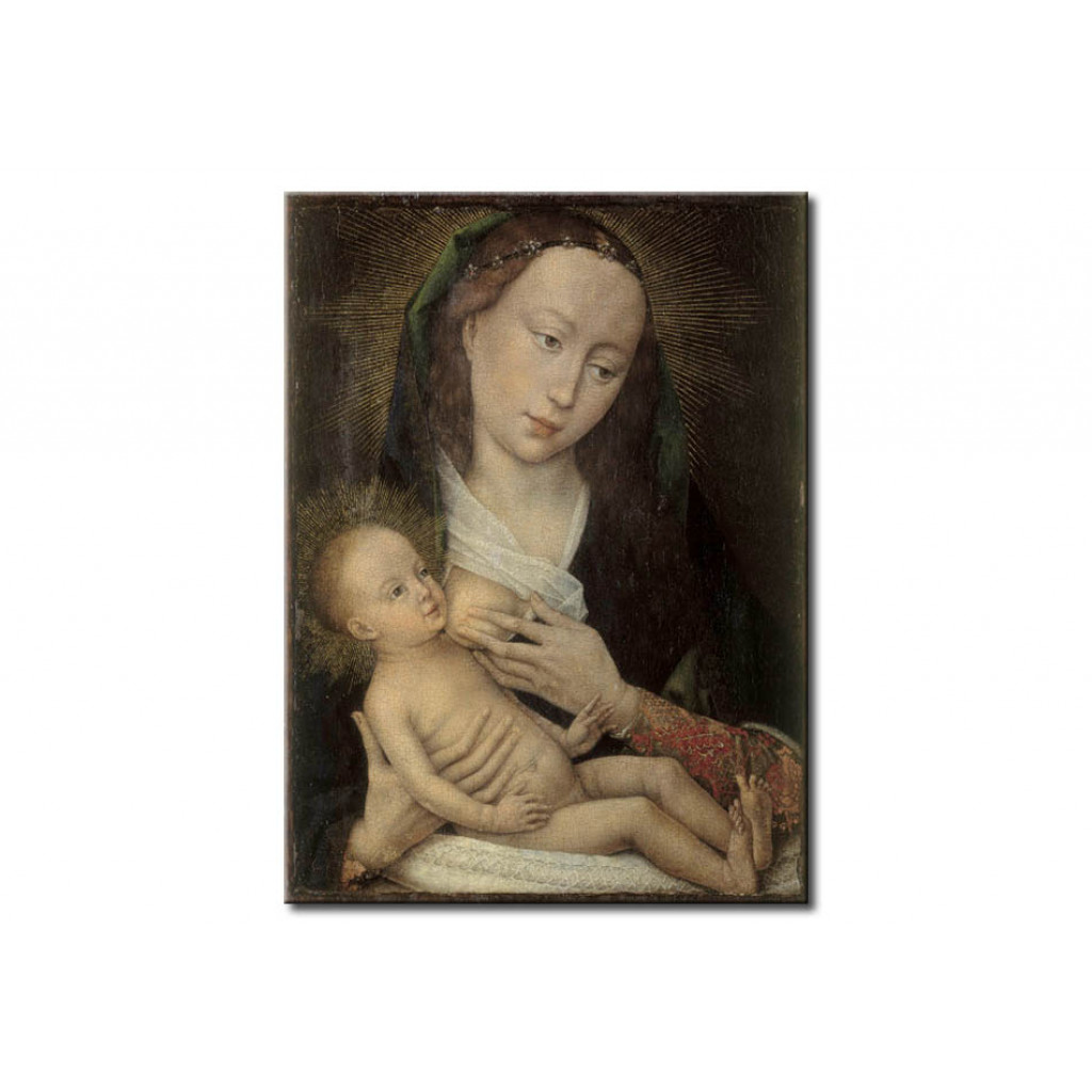 Schilderij  Rogier Van Der Weyden: Mary And Child