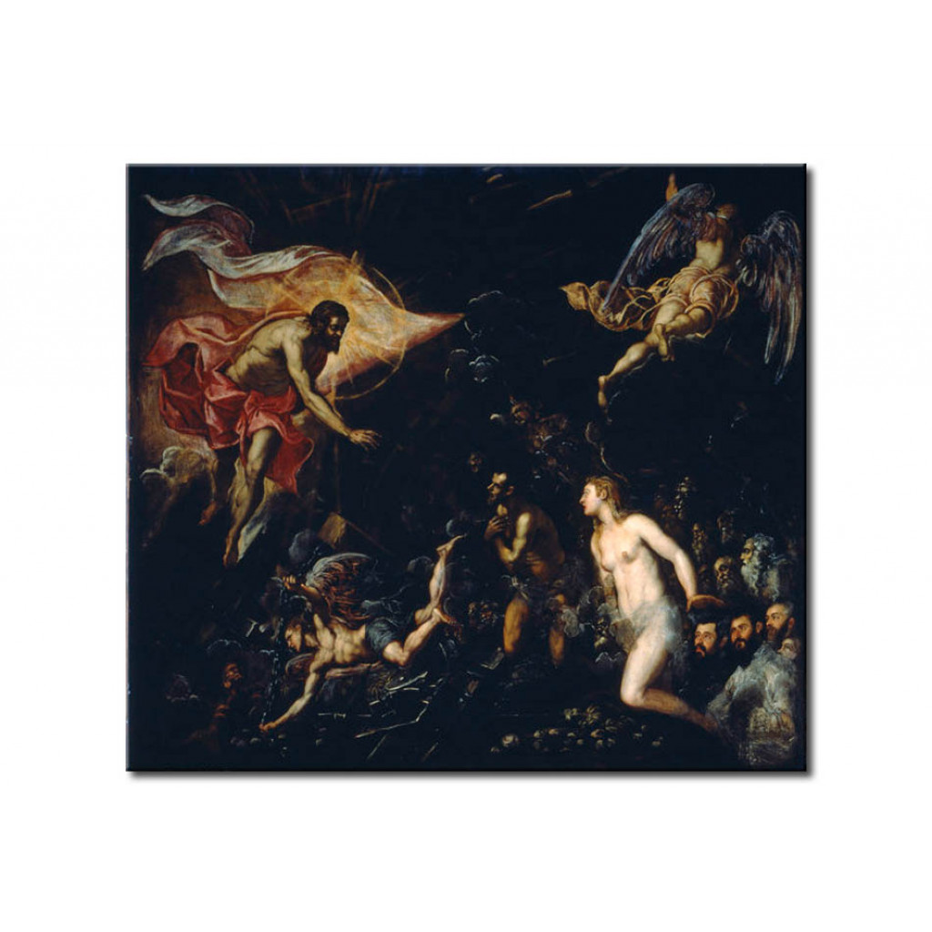 Schilderij  Tintoretto: Christ In Limbo
