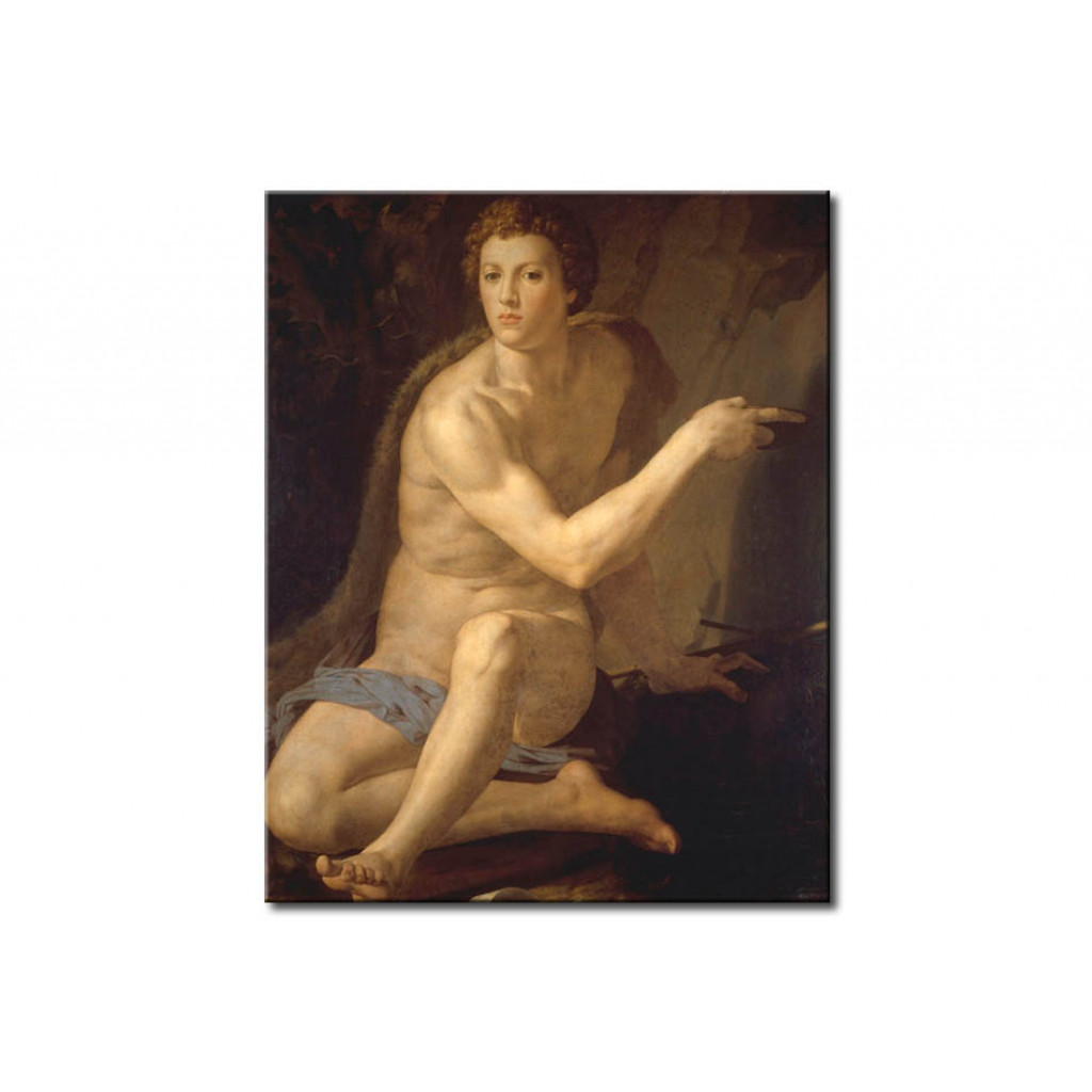 Schilderij  Agnolo Bronzino: John The Baptist