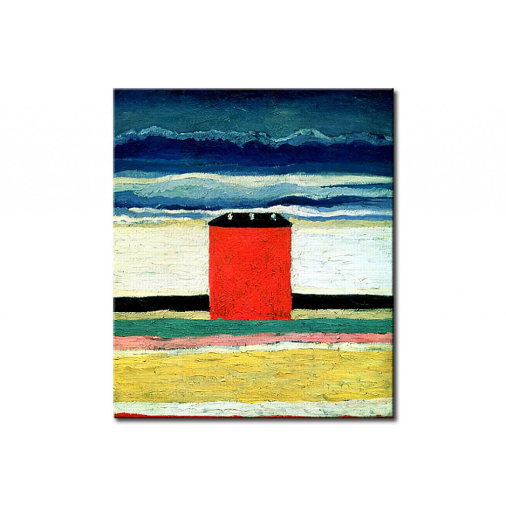 Schilderij  Kazimir Malevich: Red House