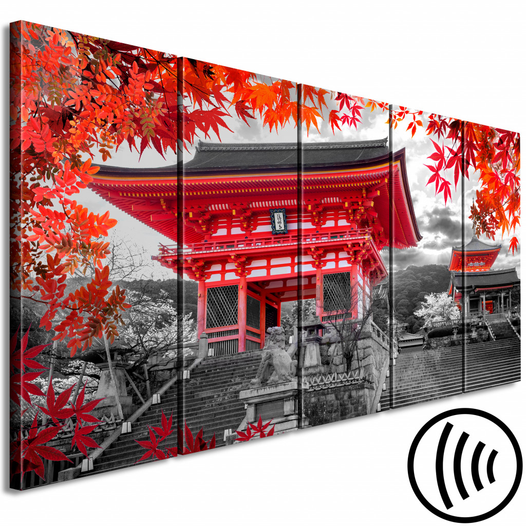 Canvastavla Kyoto, Japan (5 Parts) Narrow