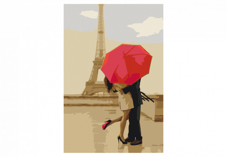 Cuadro para pintar con números Kiss in Paris 132329 additionalImage 7