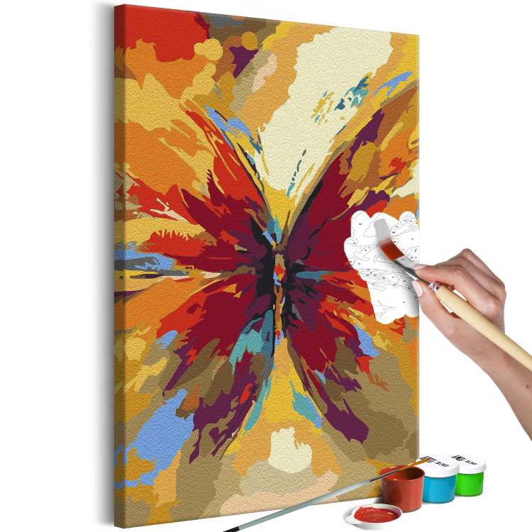 Cuadro para pintar por números Multicolored Butterfly 134629 additionalImage 3