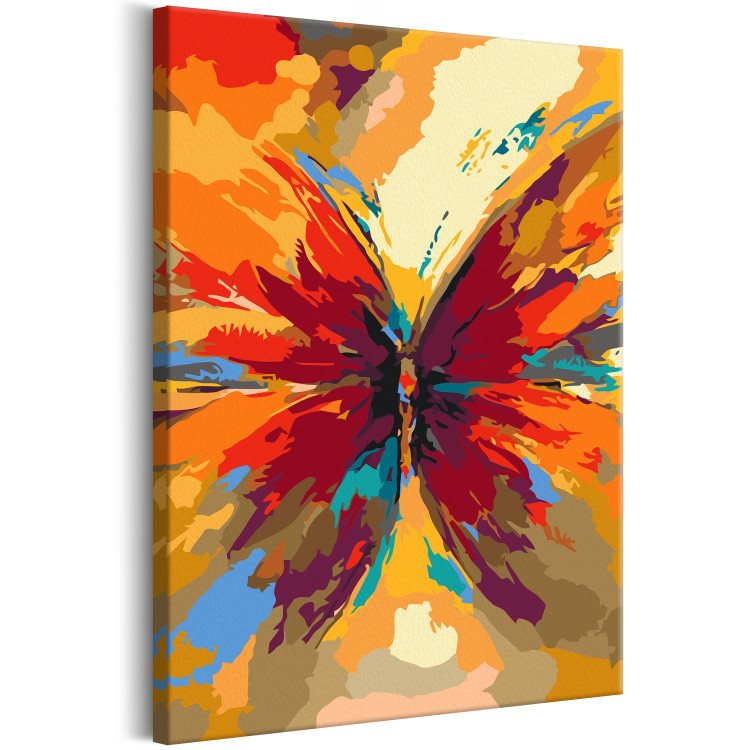 Tela da dipingere con numeri Multicolored Butterfly 134629 additionalImage 6