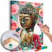 Malen nach Zahlen Bild Buddha in Red 135629