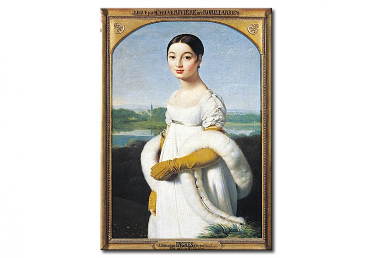 Tableau de maître Portrait de Mademoiselle Caroline Rivière 51829