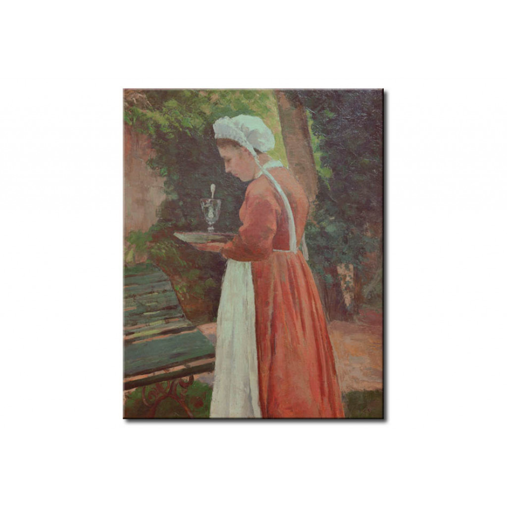 Schilderij  Camille Pissarro: The Maid