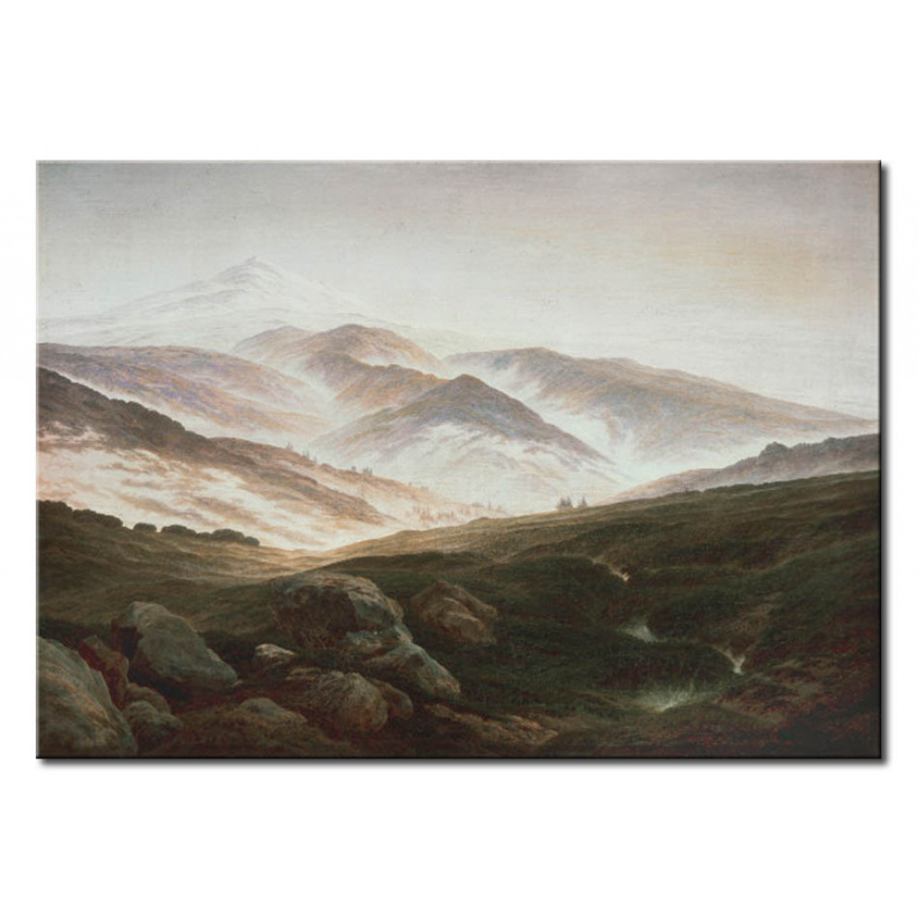 Schilderij  Caspar David Friedrich: Erinnerung An Das Riesengebirge