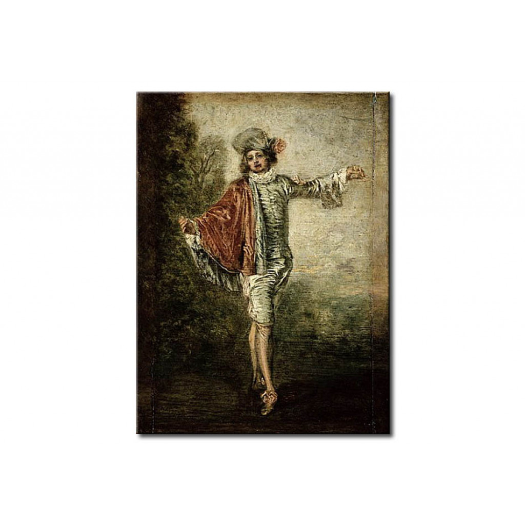 Schilderij  Antoine Watteau: L'Indifferent