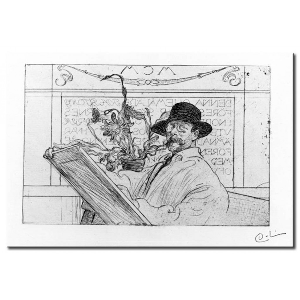 Schilderij  Carl Larsson: 1908