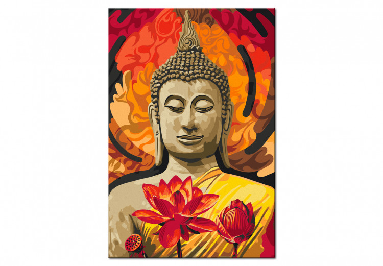 Malen nach Zahlen-Bild für Erwachsene Fiery Buddha 135439 additionalImage 5