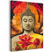 Obraz do malowania po numerach Ognisty Budda 135439 additionalThumb 6