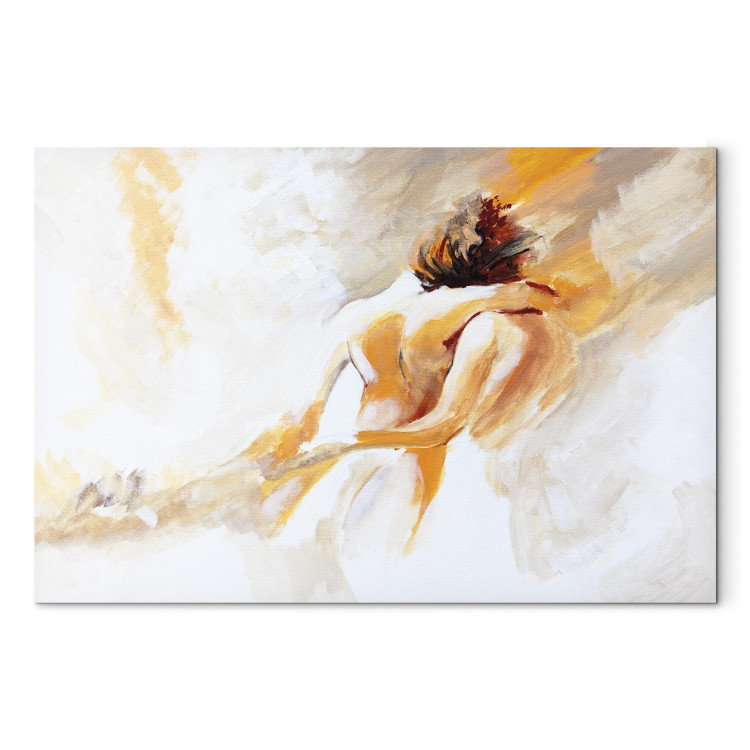 Leinwandbild Couple in Love - Woman and a Man in a Tender Loving Embrace 145739 additionalImage 7
