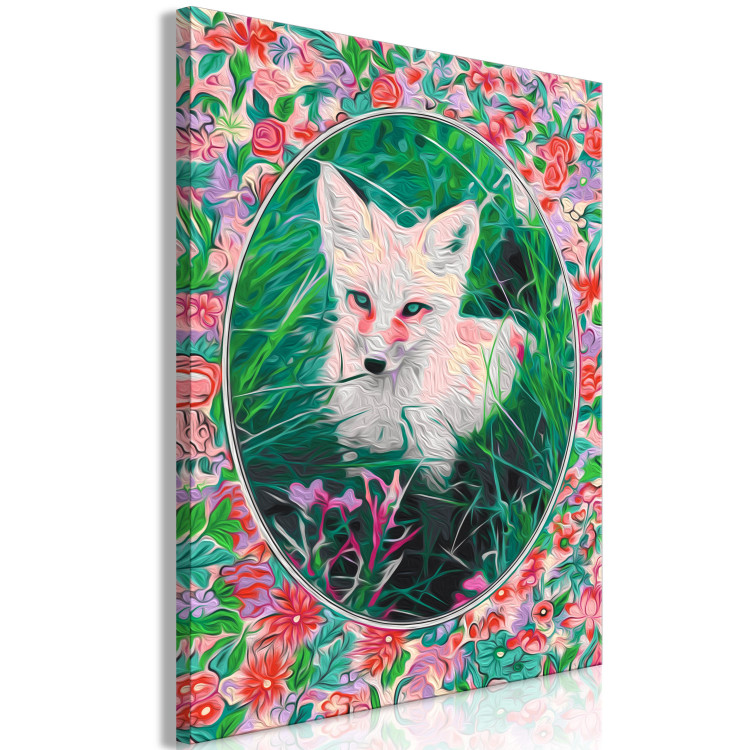Paint by number Fairy-Tale Fox - Portrait of a Wild Animal among Grasses and Flowers 146539 additionalImage 7