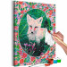 Paint by number Fairy-Tale Fox - Portrait of a Wild Animal among Grasses and Flowers 146539 additionalThumb 3