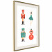 Wandposter Christmas Tree Toys - Ballerina and Toy Soldiers in Festive Colors 148039 additionalThumb 34