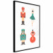 Wandposter Christmas Tree Toys - Ballerina and Toy Soldiers in Festive Colors 148039 additionalThumb 16