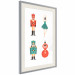 Wandposter Christmas Tree Toys - Ballerina and Toy Soldiers in Festive Colors 148039 additionalThumb 30