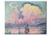 Tableau sur toile Antibes, le nuage rose 53039