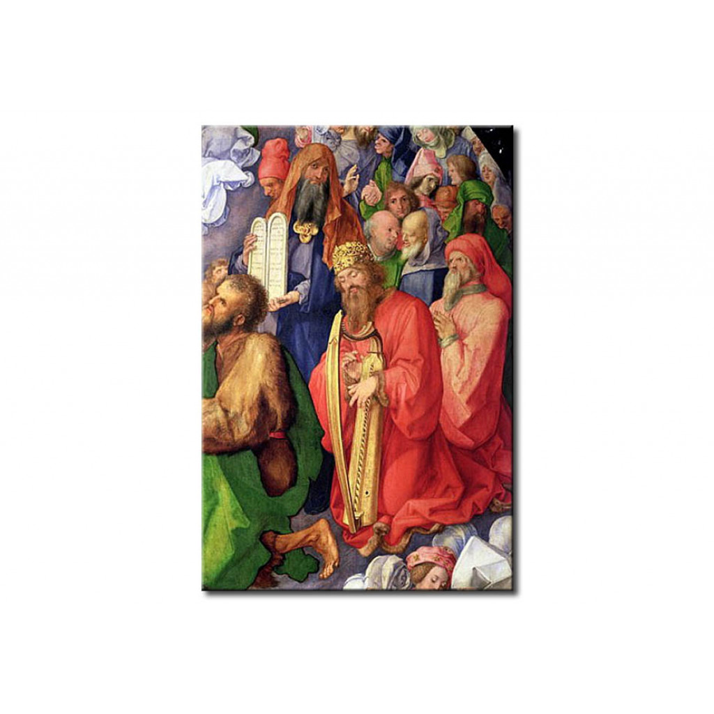 Reprodukcja Obrazu Landauer Altarpiece: King David