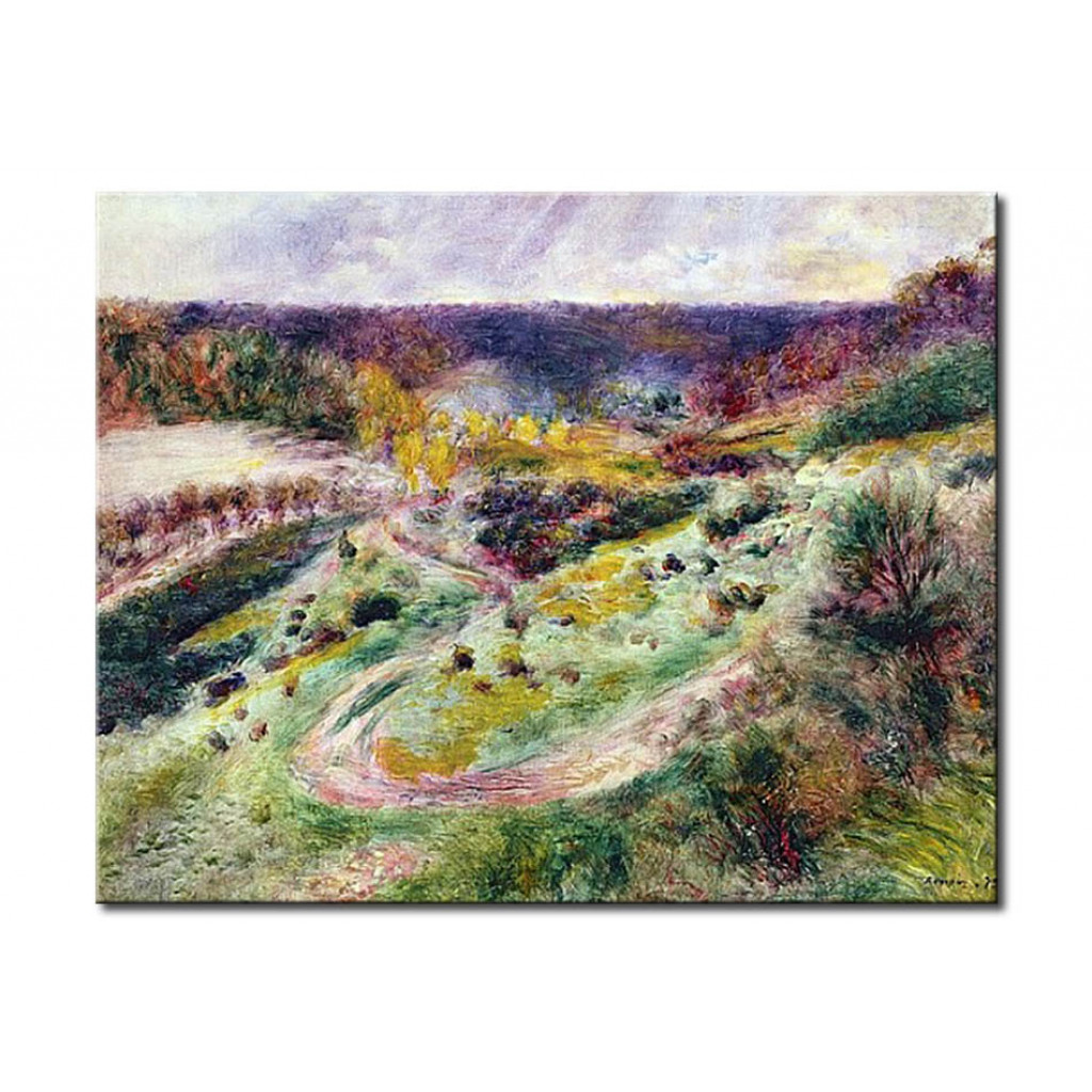 Schilderij  Pierre-Auguste Renoir: Landscape At Wargemont