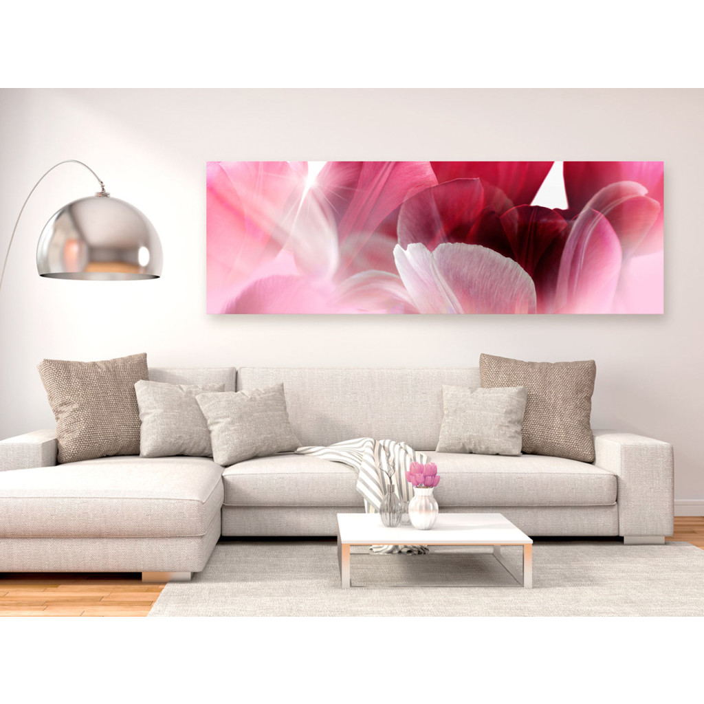 Schilderij  Tulpen: Flowers: Pink Tulips