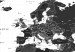 Obraz Czarno-biała mapa (5-częściowy) wąski 108449 additionalThumb 4