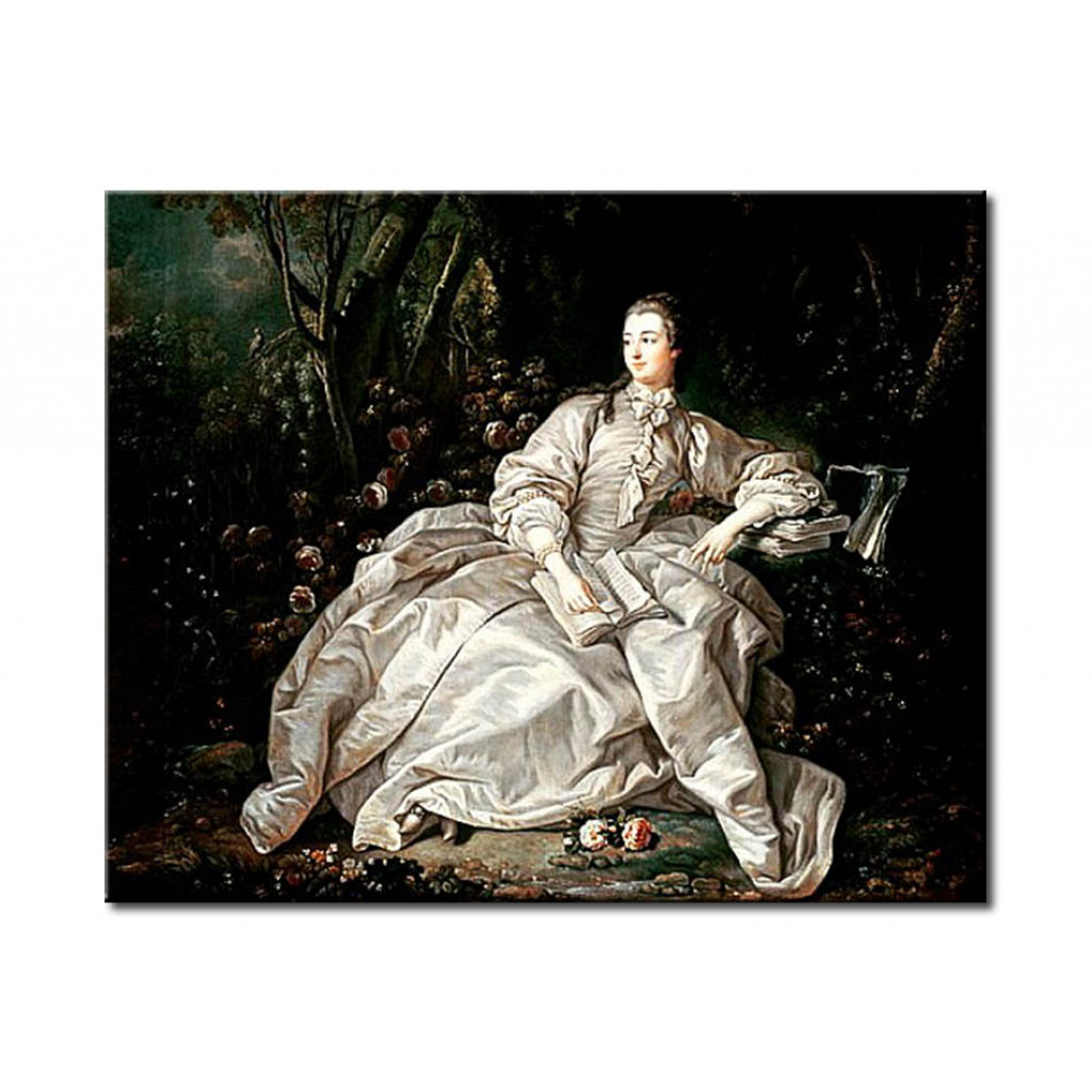Målning Madame De Pompadour