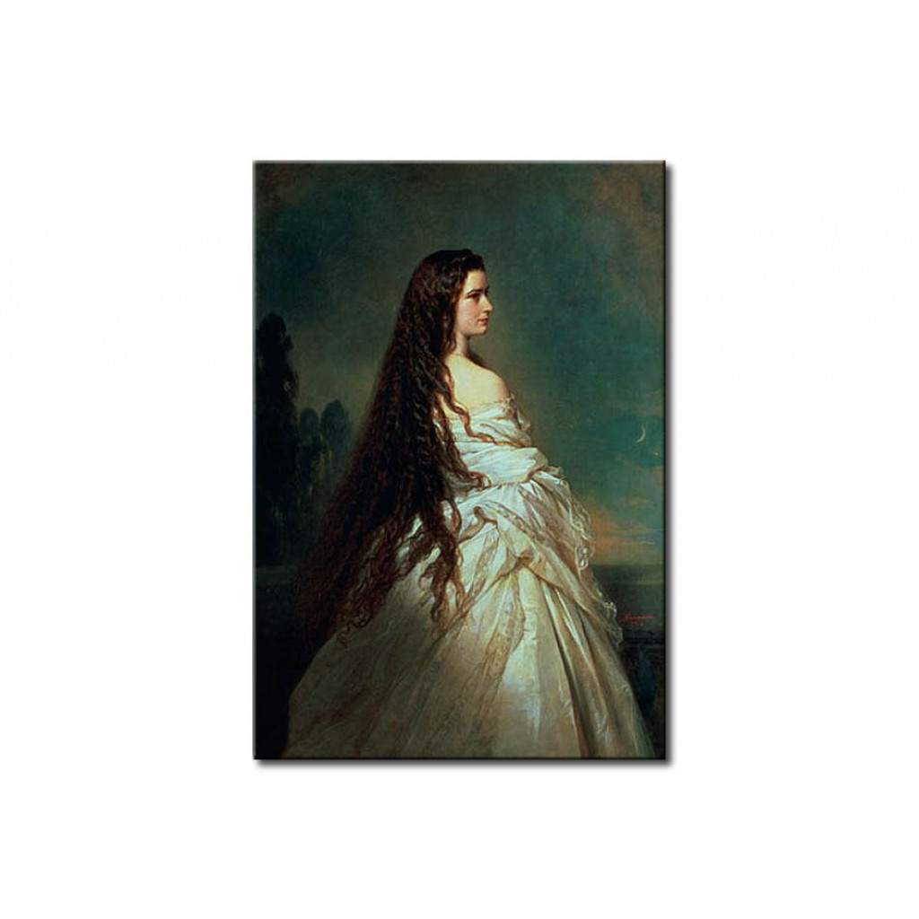 Schilderij  Franz Xaver Winterhalter: Elizabeth Of Bavaria