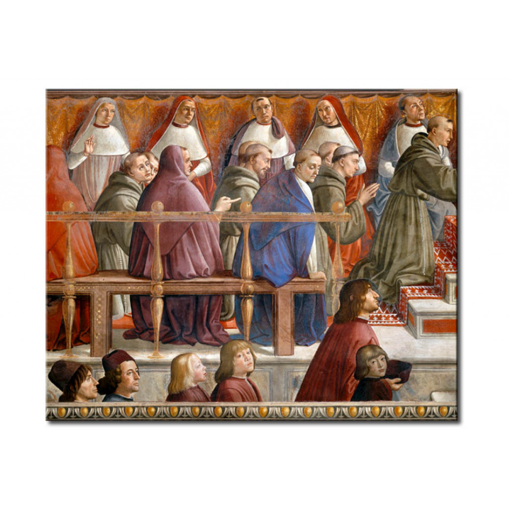 Reprodução Do Quadro Confirmation Of St.Francis Of Assisi's Rules Of The Order By Pope Honorius III