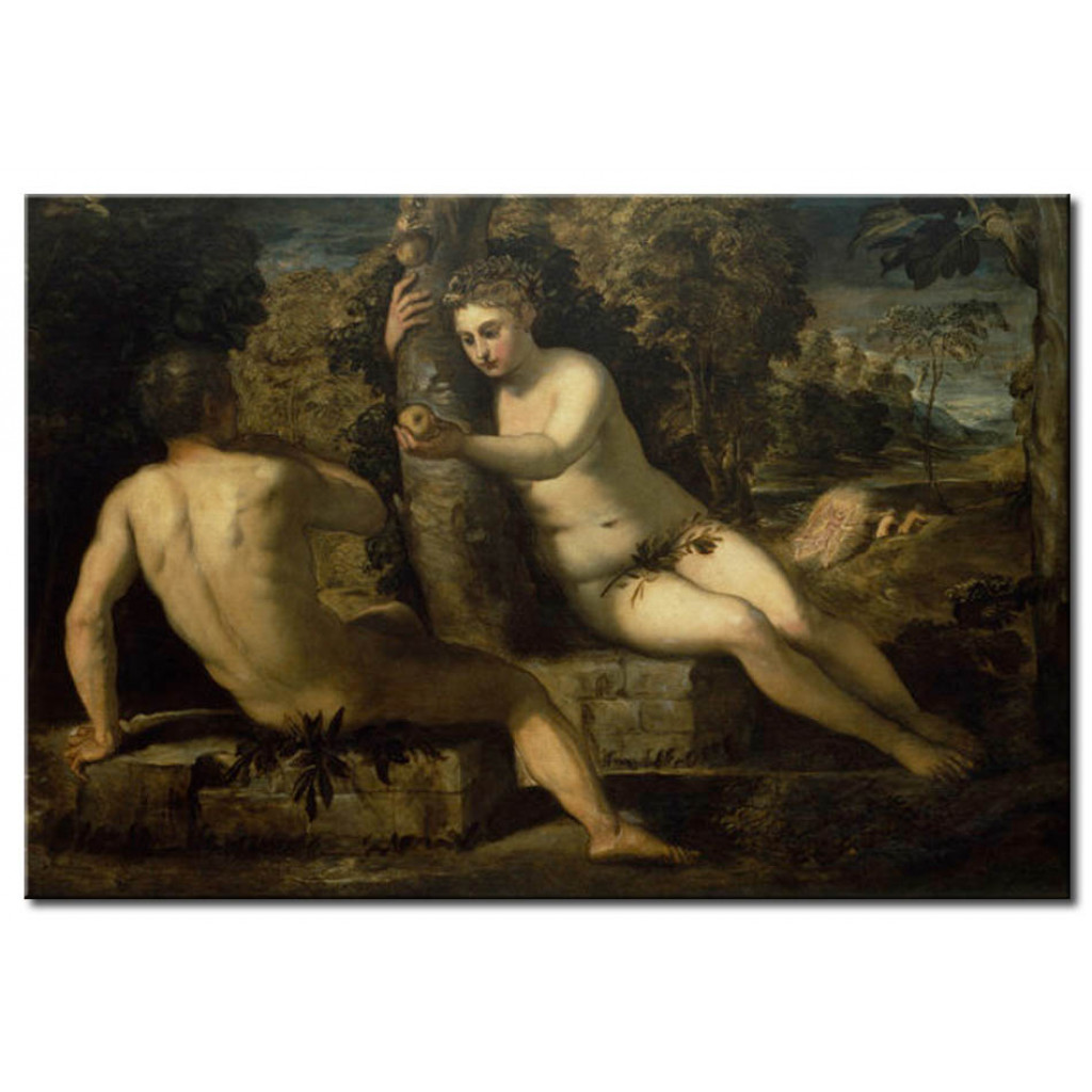Schilderij  Tintoretto: The Fall From Grace