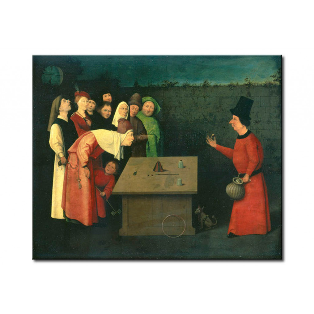 Schilderij  Hieronymus Bosch: The Conjuror