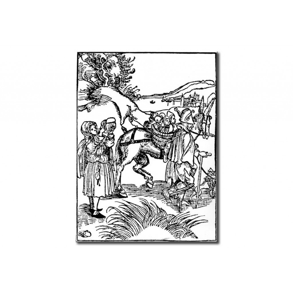Schilderij  Albrecht Dürer: Ship Of Fools