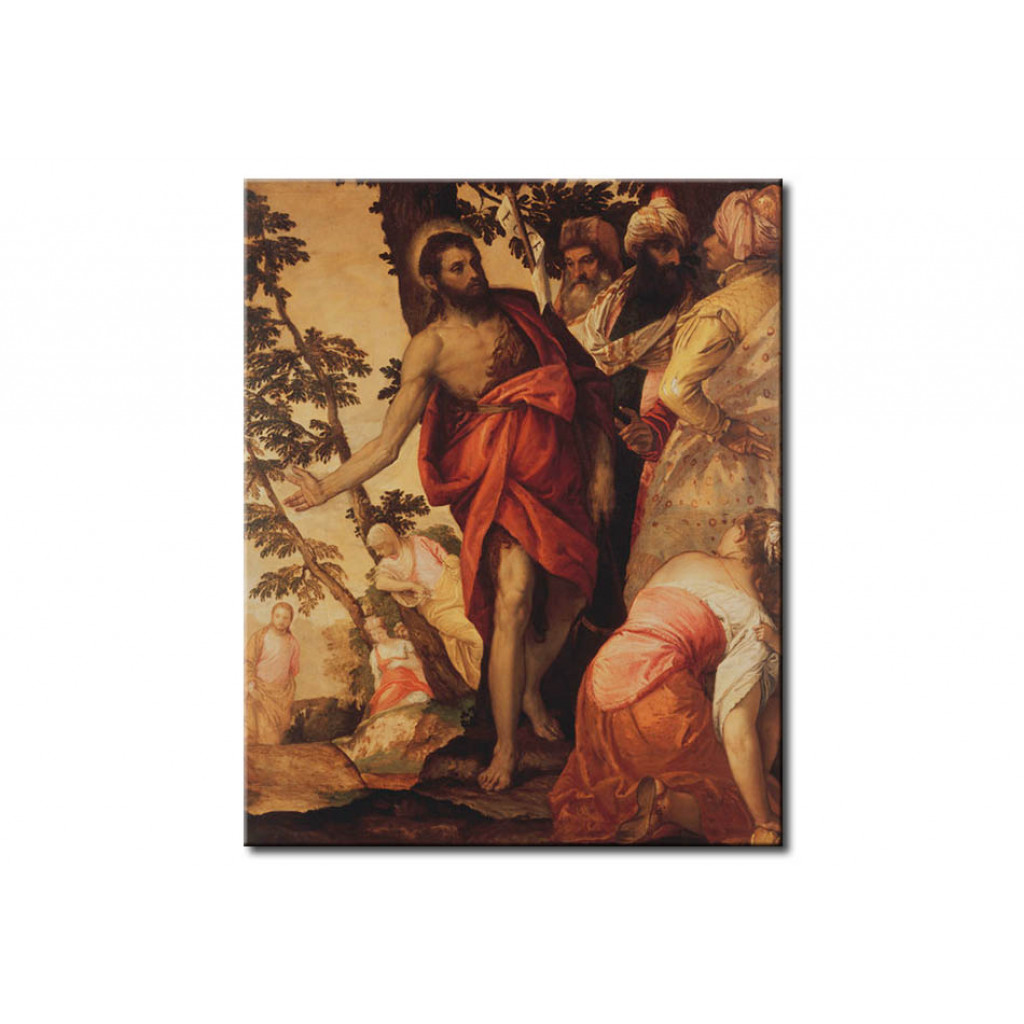 Schilderij  Paolo Veronese: The Sermon Of St.John The Baptist
