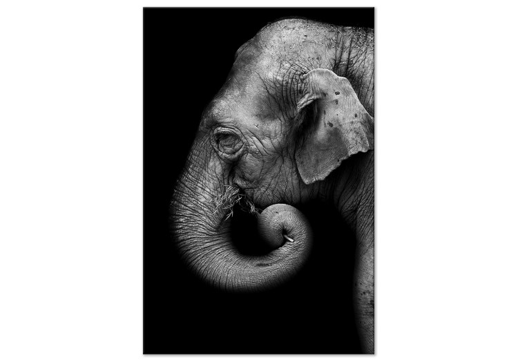 Canvas Print Portrait of Elephant (1 Part) Vertical 116449