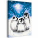 Obraz do malowania po numerach Trzy pingwiny 131449 additionalThumb 4