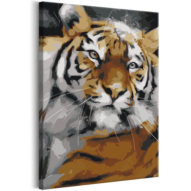 Obraz do malowania po numerach Przyjazny tygrys 132049 additionalImage 5