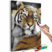 Obraz do malowania po numerach Przyjazny tygrys 132049 additionalThumb 3