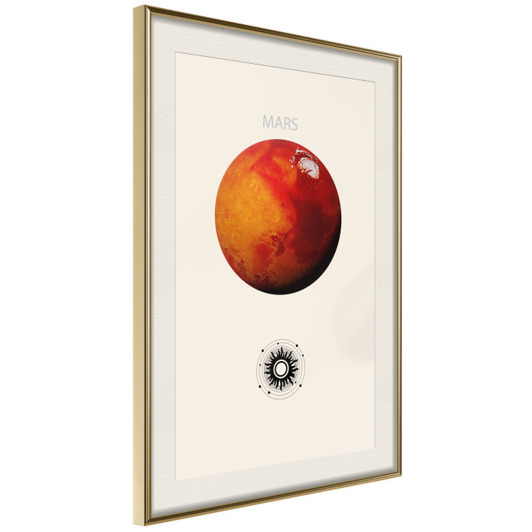 Poster Mars - Red Planet and Abstract Composition With the Solar System 146249 additionalImage 10