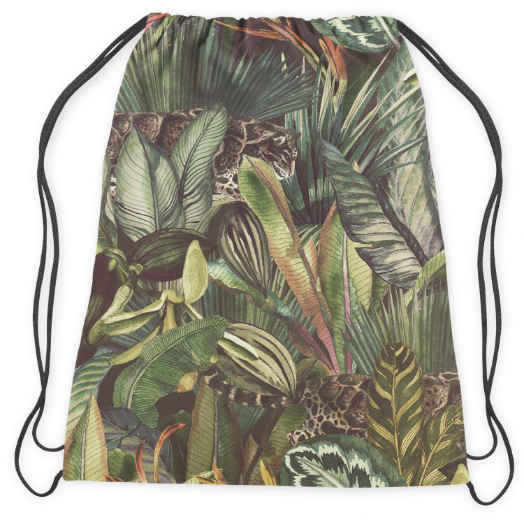 Mochila Tigers among leaves - a composition inspired by the tropical jungle 147549 additionalImage 2
